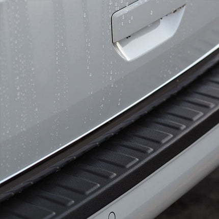 For VW T6 Transporter Multivan Rear Tailgate Bumper Protector – Black Plastic | Van-X