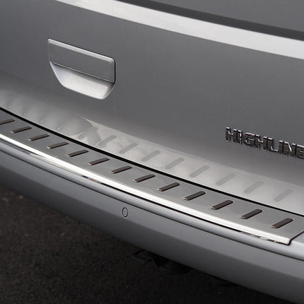 For VW T6.1 Transporter Multivan Rear Bumper Protector Tailgate Stainless Steel | Van-X