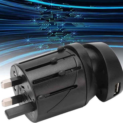 Travel Plug Universal Worldwide Charger Power Adapter US, EU, UK, AU With USB