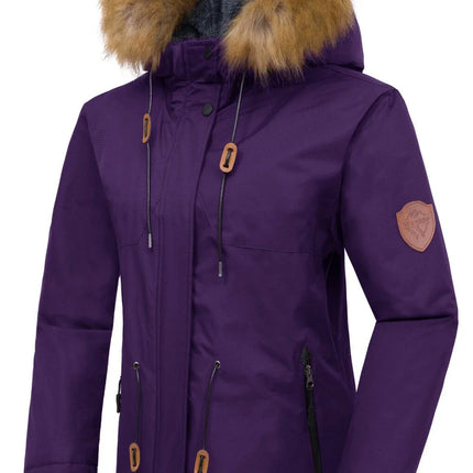 Womens Jacket Waterproof Winter Coat Ski Snowboarding Size L Wantdo
