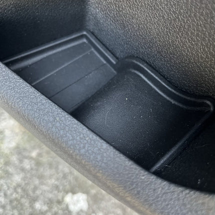 For Toyota Proace Door Pocket Rubber Inserts & Mats – Black Interior Storage Liners