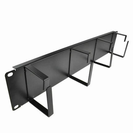 Cable Management Bar 2U Data Cabinet 19 Inch With 4 Metal Rings - Used