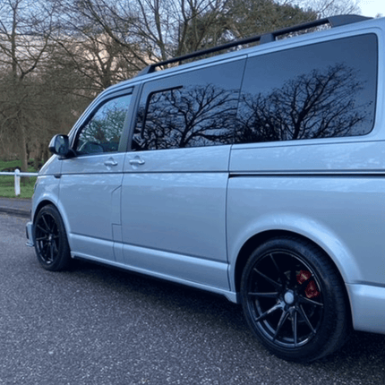 For VW T5, T5.1 SWB Side Skirts Reflex Silver Plastic Painted and Ready to Fit (B-Grade)