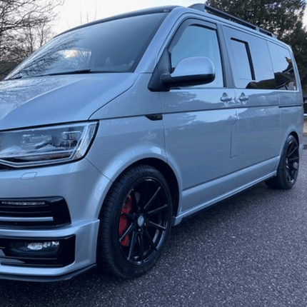 For VW T5, T5.1 SWB Side Skirts Reflex Silver Plastic Painted and Ready to Fit