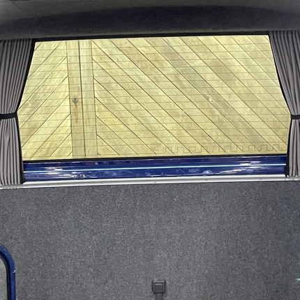 For VW T6 Transporter Premium 1 x Tailgate Window Curtain Van-X