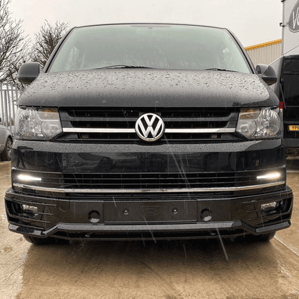 For VW T5.1 Transporter Front Sportline Spoiler and Splitter – T5-X Styling, Painted & Ready to Fit