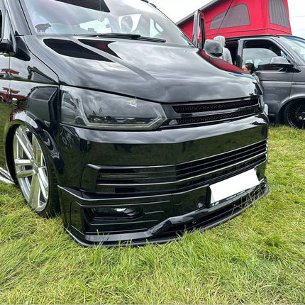 For VW T5.1 Transporter Front Sportline Spoiler and Splitter – T5-X Styling, Painted & Ready to Fit