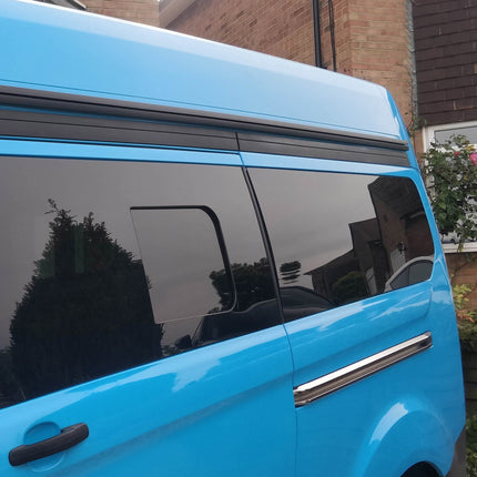 For Ford Transit Custom High-Roof Campervan Black Awning Rails – Drive-Away & Reimo Compatible | Van-X