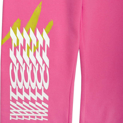 Twitch Fleece Jogger Sweatpants Bright Pink - 2XL Unisex With Pockets
