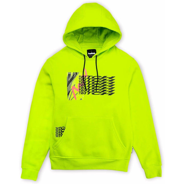 Twitch Hoodie Sweatshirt Green hooded with Print on Both Sides