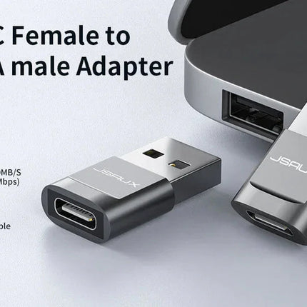 USB C to USB A Male Adapter Power Converter Compatible with Many Devices 4-Pack
