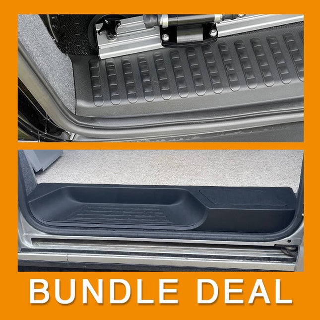 For VW T6.1 V3 Barndoor Threshold Cover + Side Step