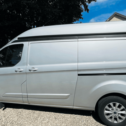 For Ford Transit Custom High-Roof Campervan Black Awning Rails – Drive-Away & Reimo Compatible | Van-X