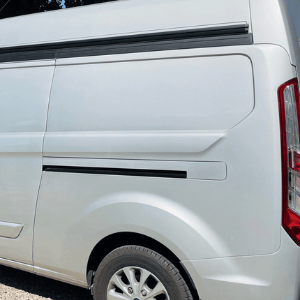 For Ford Transit Custom High-Roof Campervan Black Awning Rails – Drive-Away & Reimo Compatible | Van-X