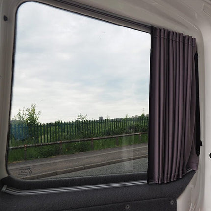 For VW T6 Transporter Premium 1 x Barndoor Window Curtain Van-X