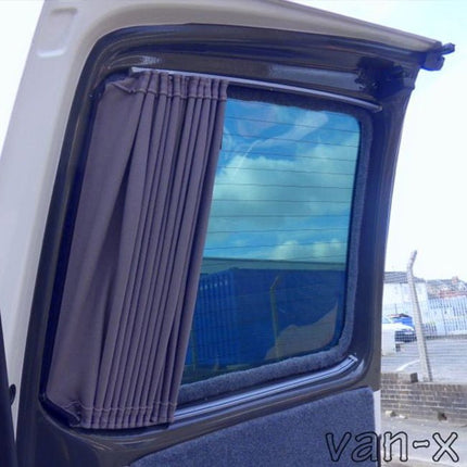 For Mercedes Vito MK2 Bare-Metal Interior Premium 1 x Barndoor Window Curtains Van-X