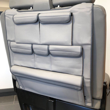 For Ford Transit Custom Double Back Seat Organiser – Premium Leatherette Storage | Van-X