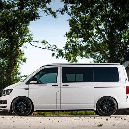 For VW T6 SWB Side Skirts Reflex Silver Plastic Painted and Ready to Fit (B-Grade)