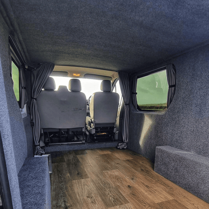 For Vauxhall Vivaro Premium 1 x Side Window Curtains Van-X