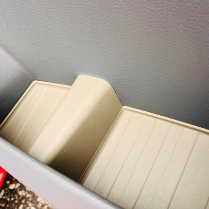 For MAN TGE Rubber Door Liner Pocket Inserts Grey | Van-X