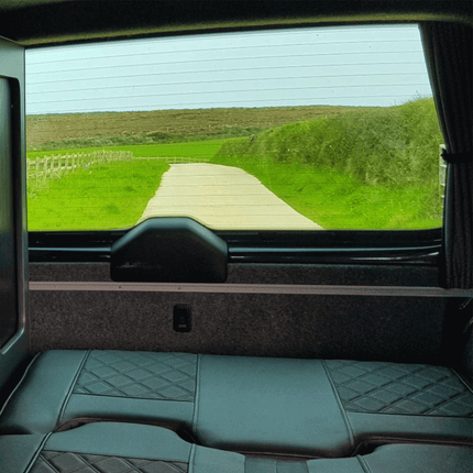 For VW T5 Premium 1 x Tailgate Window Curtain Van-X Interior Styling