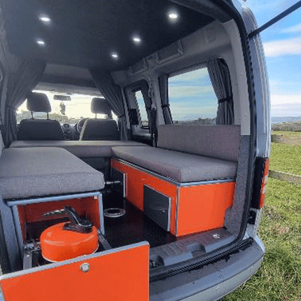 For Fiat Scudo Premium Window Curtains - Black/Grey - CREATE YOUR OWN BUNDLE! | Van-X