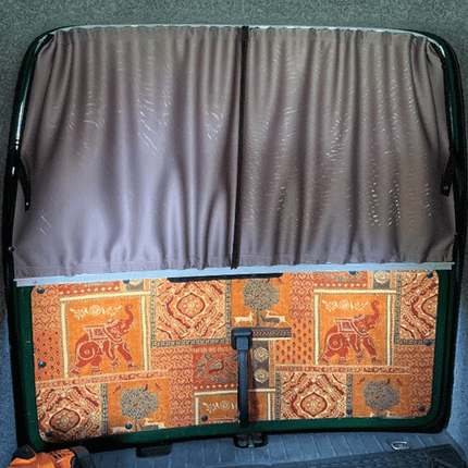 For Fiat Scudo Premium Window Curtains - Black/Grey - CREATE YOUR OWN BUNDLE! | Van-X