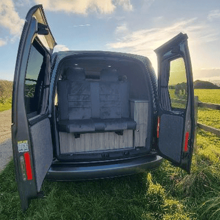 For Toyota Proace Premium Window Curtains - Black/Grey - CREATE YOUR OWN BUNDLE! | Van-X