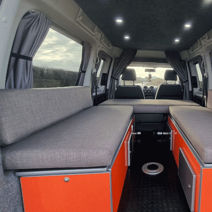 For Toyota Proace Premium Window Curtains - Black/Grey - CREATE YOUR OWN BUNDLE! | Van-X