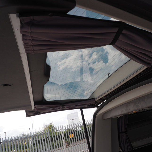For VW T5 Caravelle / Shuttle Premium Window Curtains - Black/Grey - CREATE YOUR OWN BUNDLE! Van-X