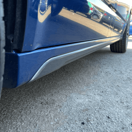 For VW T6.1 Transporter SWB ABS Side Skirts Painted In Reflex Silver Painted and Ready to Fit