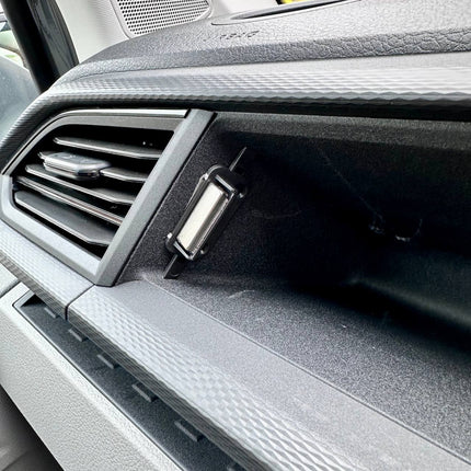 For VW T6.1 Glove Box Magnetic Lid Cover – OEM Textured Finish for Volkswagen Transporter Vans, Campervans