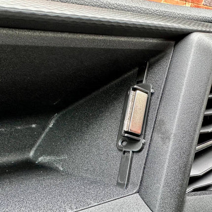 For VW T6.1 Glove Box Magnetic Lid Cover – OEM Textured Finish for Volkswagen Transporter Vans, Campervans