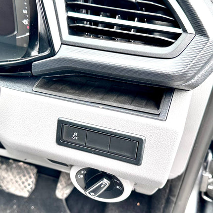 For VW T6.1 Vans Silicone/Rubber Lower Dashboard Inserts - Non-Slip, Durable and Easy to Install